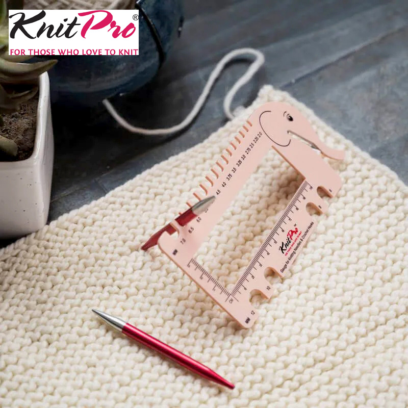 Sewing And Textile - Herramienta de ganchillo Knitpro, medidor de