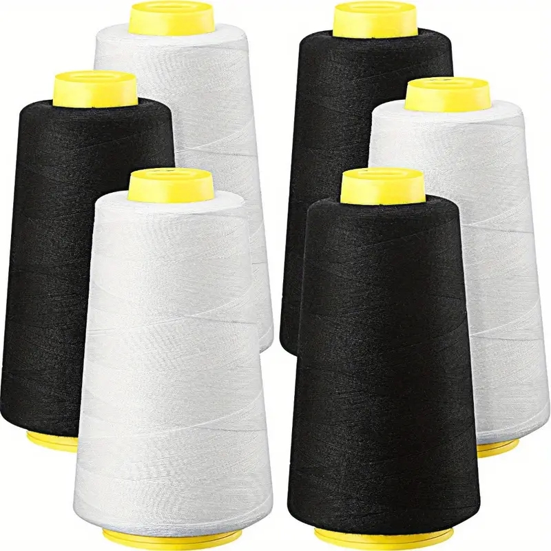 Serger Thread Cone - 3 conos de hilo Overlock negros