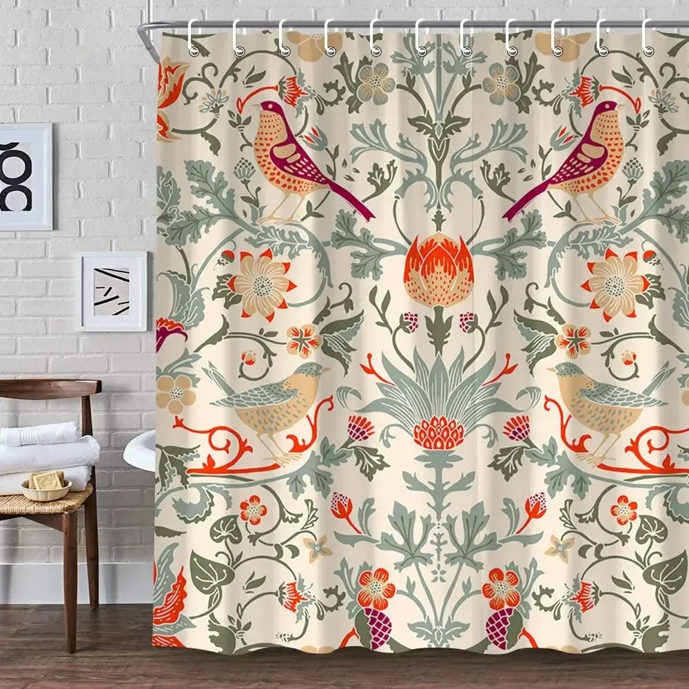 Fabric Weight Set - Cortina de ducha William Morris, juego