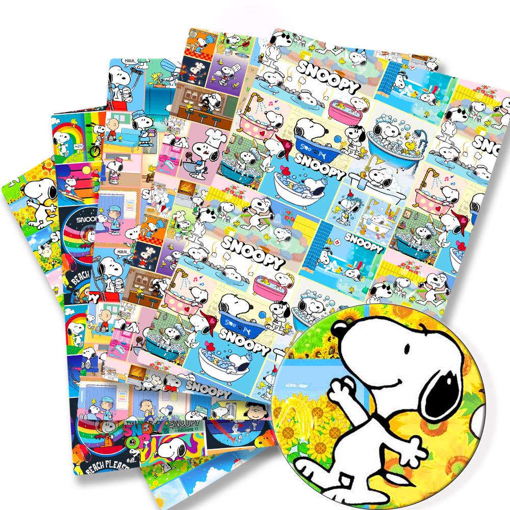 Sewing And Textile - Tela TAKARA TOMY Snoopy 140x50CM, Tela