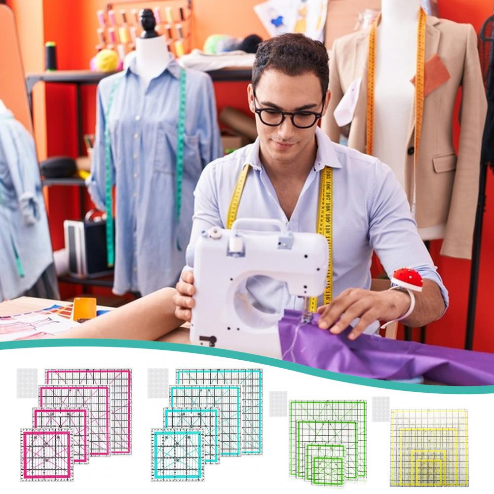 Quilting Ruler Square - Regla para acolchar acrílico, regla cuadrada