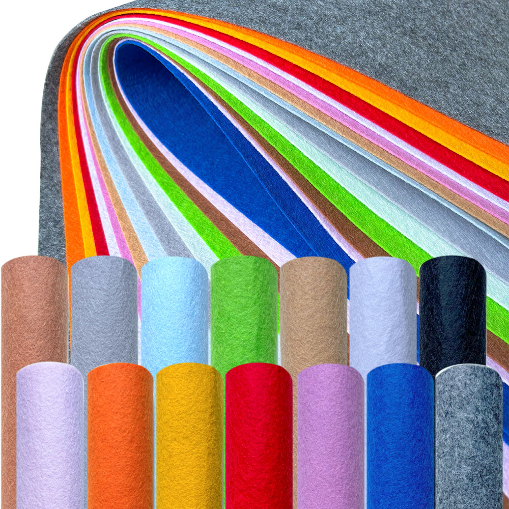 Sewing And Textile - Tela de fieltro de colores surtidos,
