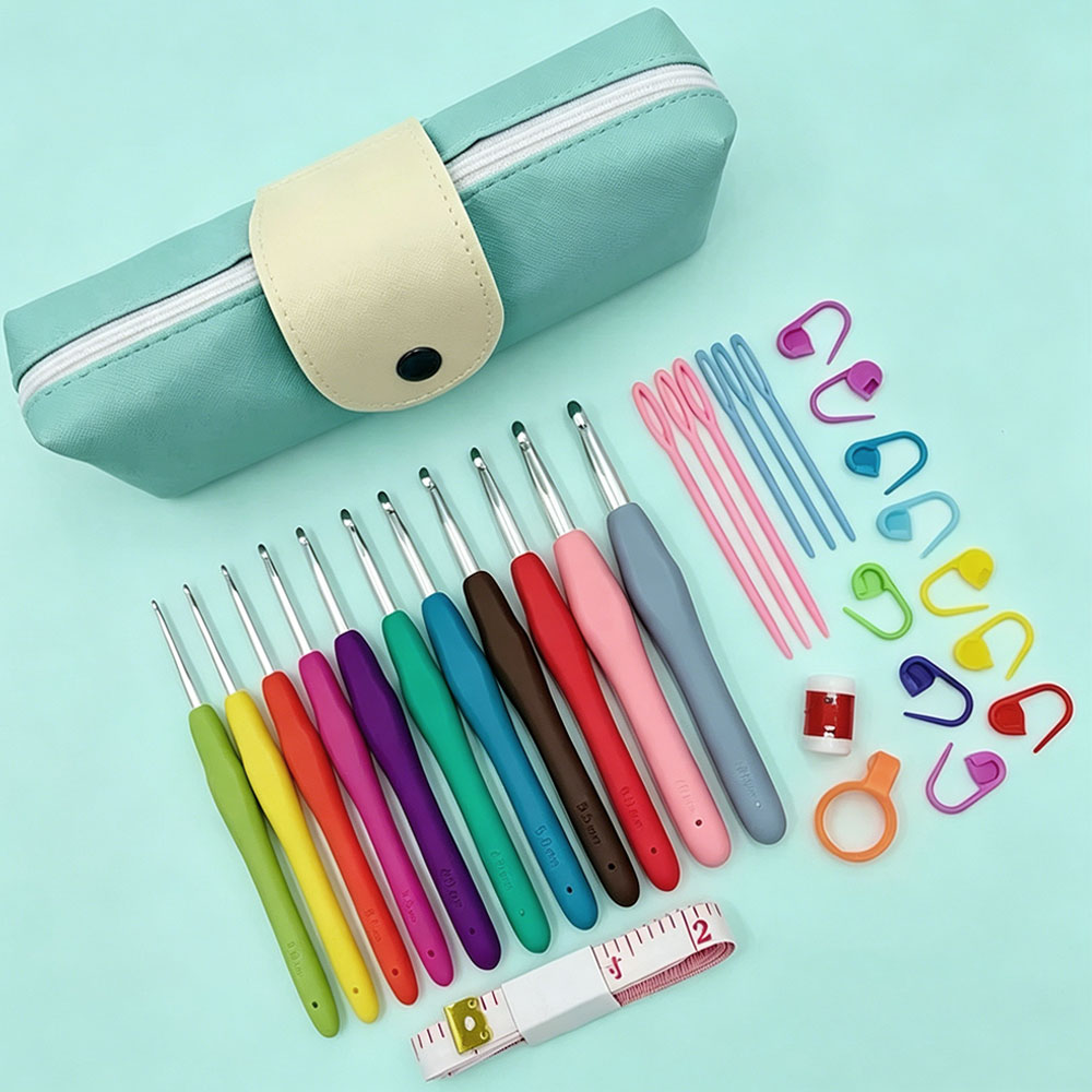 Sewing Knit - Juego de 37 Agujas de Ganchillo