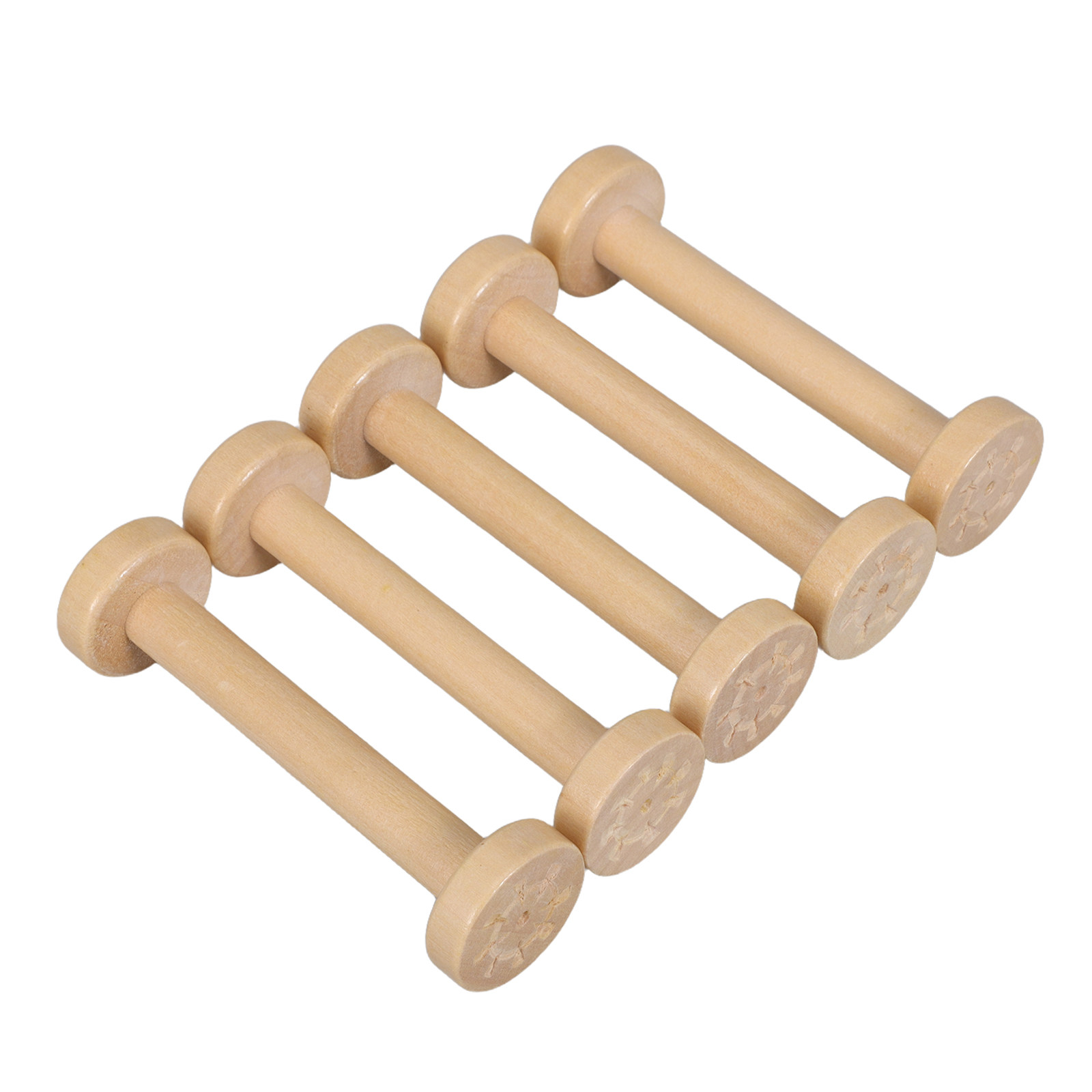 5 Bobinas de Madera Naturales  - Sewing And Textile reseña y precio