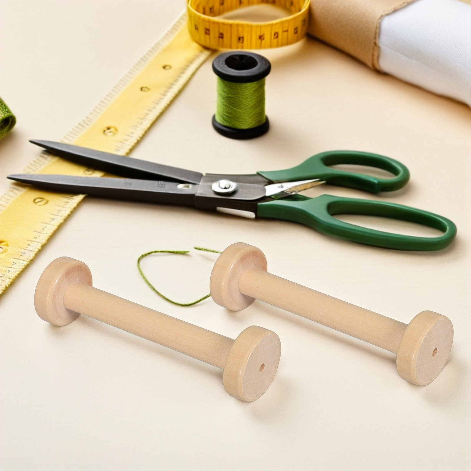 5 Bobinas de Madera Naturales  - Sewing And Textile reseña y precio