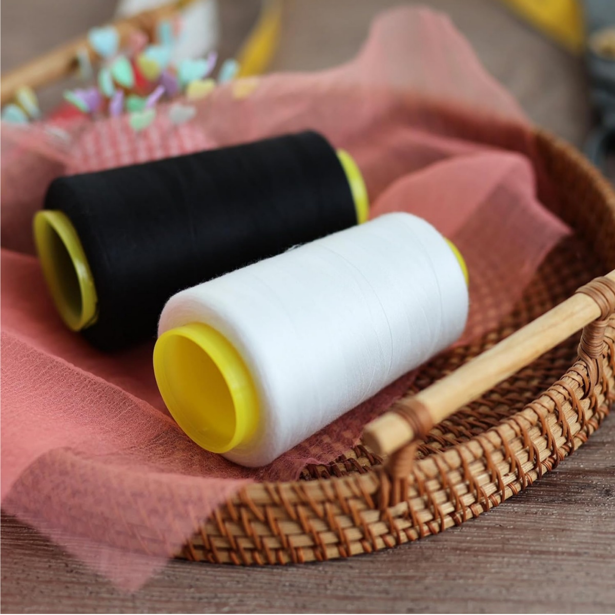 1-6 rollos de hilo de 3000 yar - Serger Thread Cone reseña y precio
