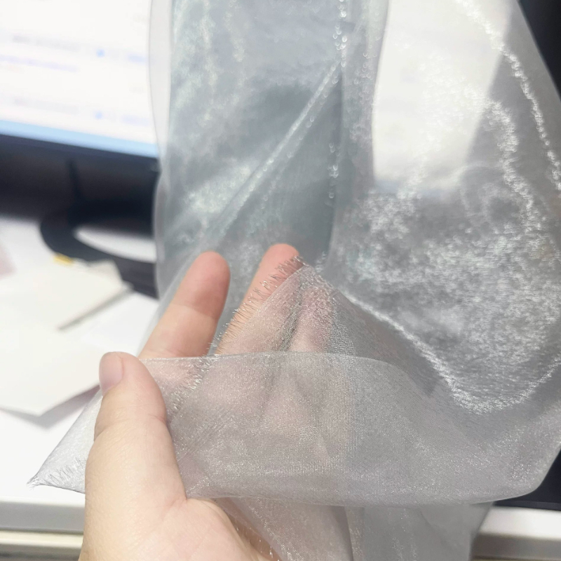 Tela de Organza y Chifón Gris/ - Sewing Garments reseña y precio