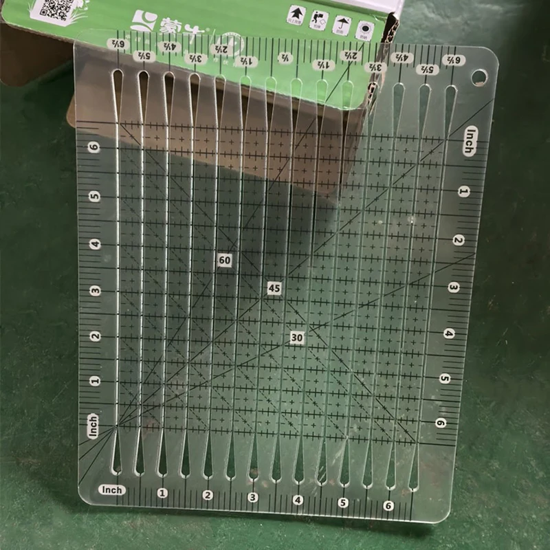 Regla de corte de edredón 5 en - Quilting Ruler Square reseña y precio