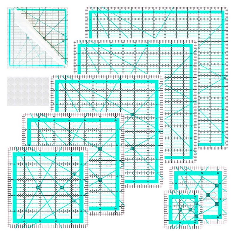 Juego de reglas de ángulo para - Quilting Ruler Square reseña y precio