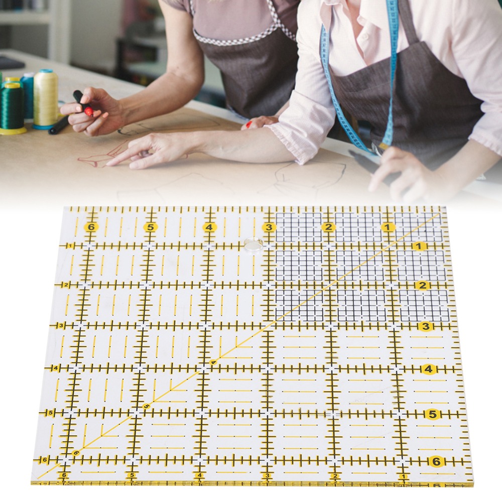 Regla de acrílico transparente - Quilting Ruler Square reseña y precio