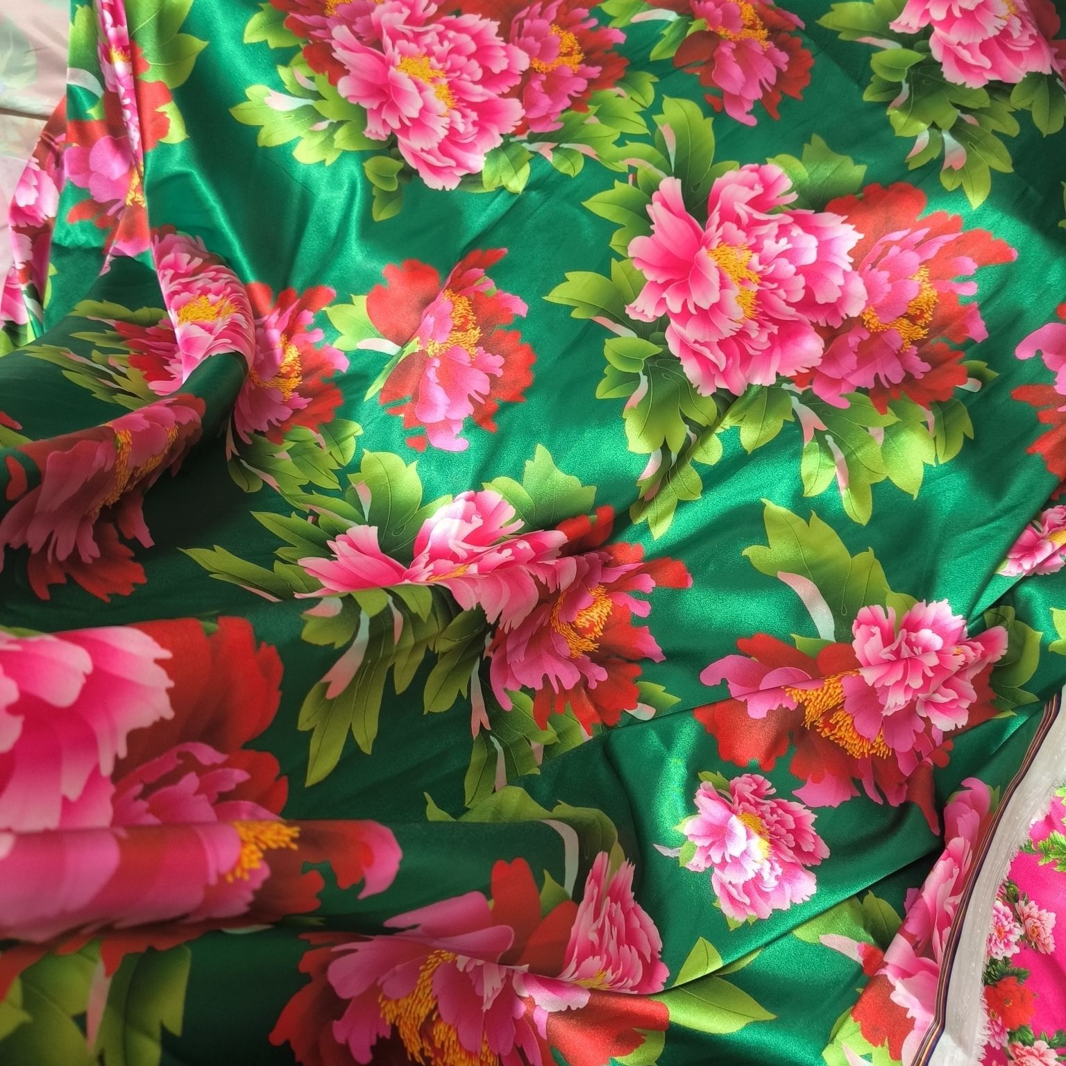 Tela satinada de acetato con e - Sewing And Textile reseña y precio
