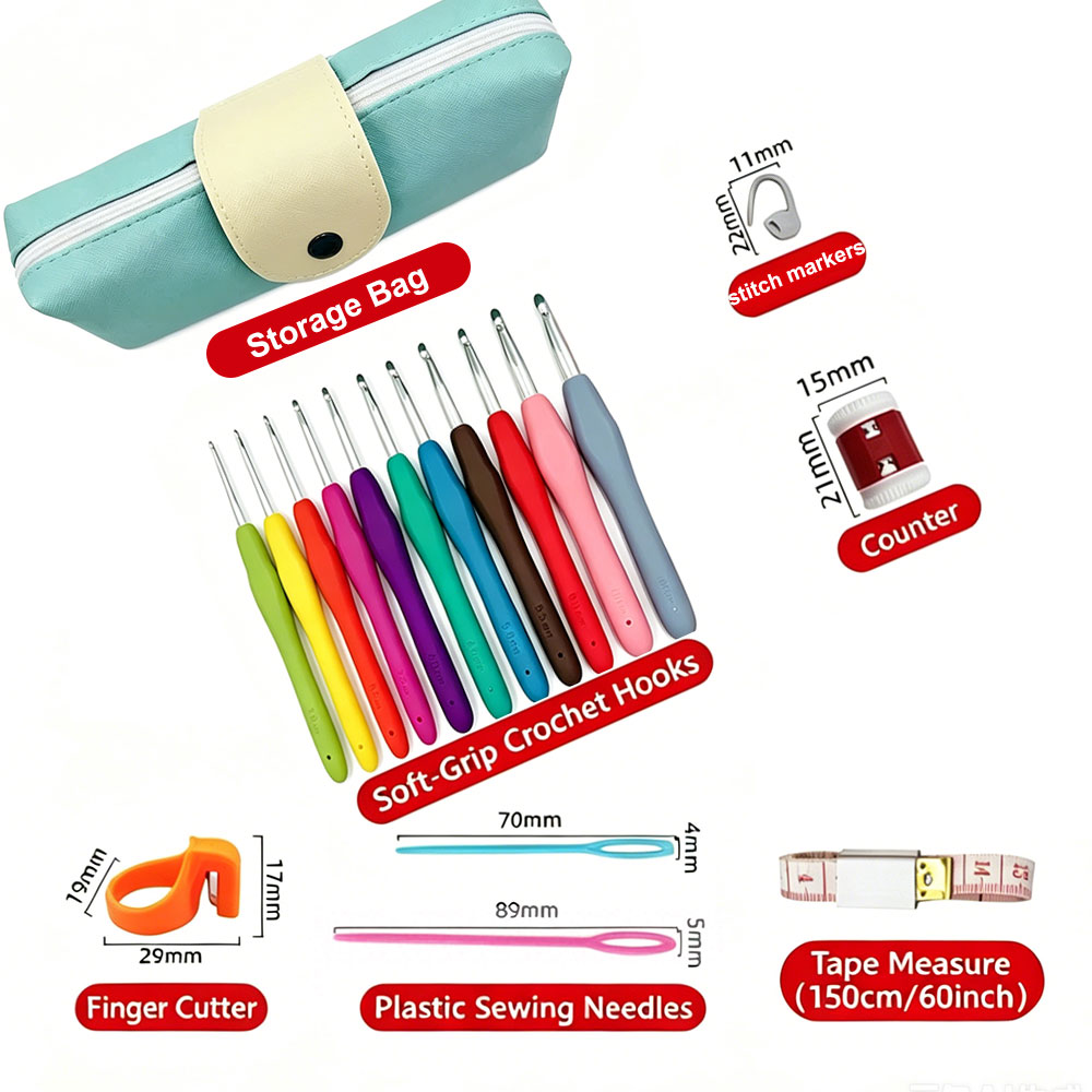 Juego de 37 Agujas de Ganchill - Sewing Knit reseña y precio